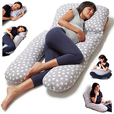 almohada en forma de u para embarazadas